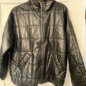 NWT Free People Vegan Leather Jacket